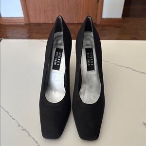 Vintage Stuart Weitzman Black Heels Pumps